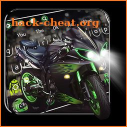 Black Motorbike Keyboard Theme icon