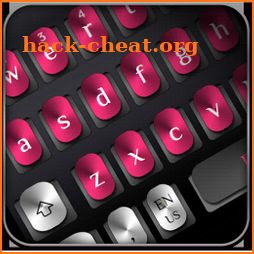 Black Pink Metal Keyboard icon