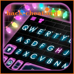Black Pink Neon Keyboard Theme icon