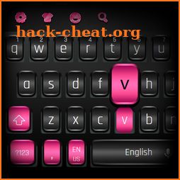 Black Pink Texture Keyboard icon