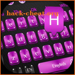 Black Purple Tech Keyboard icon