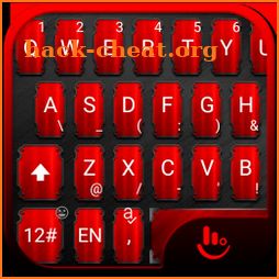 Black Red Cool Keyboard Theme icon