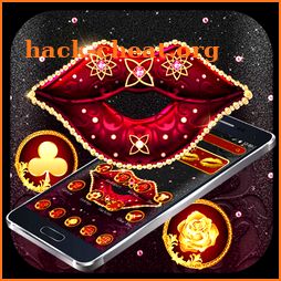 Black Red Lips Theme icon