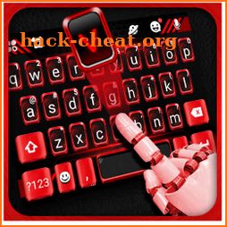 Black Red Tech Keyboard Theme icon