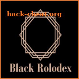 Black Rolodex icon