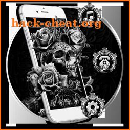 Black Rose Skull Theme icon