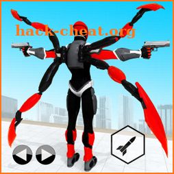 Black Spider Rope SuperHero icon