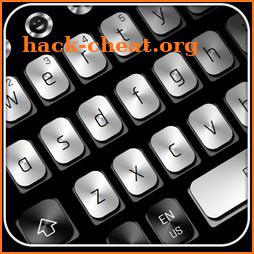 Black White Metal Keyboard icon