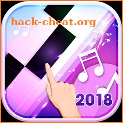 Black White Piano Tiles Magic - Relax with Music icon
