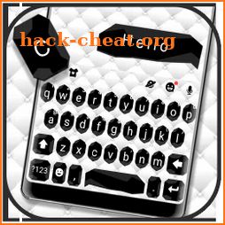 Black White SMS Keyboard Theme icon