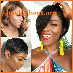 Black Women Short Haircut icon