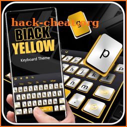 Black Yellow Keyboard Theme icon