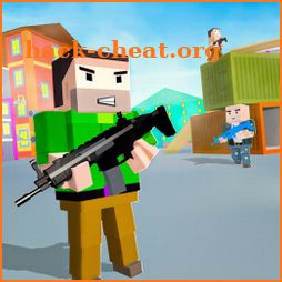 Blocky American: Gangster Shooting Criminal icon