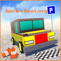 Blocky Car Parking & Driving Game icon