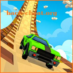 Blocky Car Races - Mega Ramps Game icon