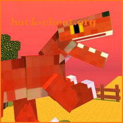 Blocky Titan Raptor: City Assault icon