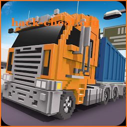 Blocky Truck Driver: Urban Transport icon