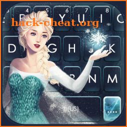 Blonde Fairy Girl Keyboard Background icon