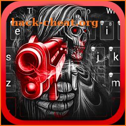 Blood Pistol Grim Reaper Keyboard Theme icon