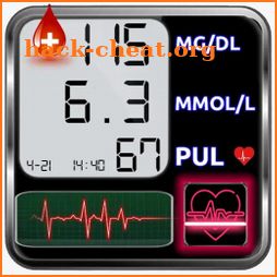 Blood Sugar Tracker : Diabetes Test Glucose Logger icon