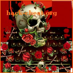 Bloody Rose Skull Gravity keyboard icon