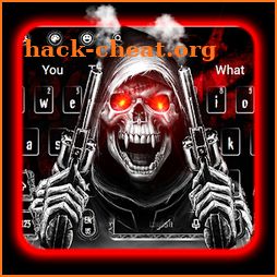 Bloody Skull Gun Keyboard Theme icon