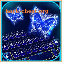 Blue Butterfly 2 Keyboard Background icon