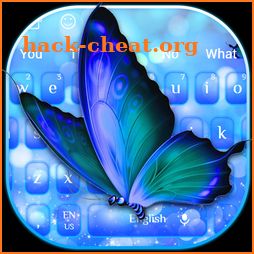 Blue Butterfly Keyboard icon