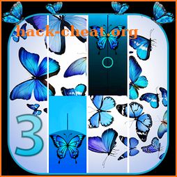 Blue Butterfly Piano Tiles 3 icon
