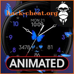 Blue Butterfly Watch Face icon