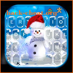 Blue Christmas1 Keyboard Theme icon