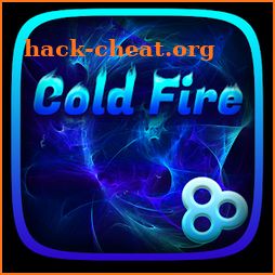 Blue Cold Fire GO Launcher icon