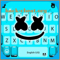 Blue Dj Man Keyboard Theme icon