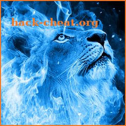 Blue Flaming Lion Live Wallpaper icon