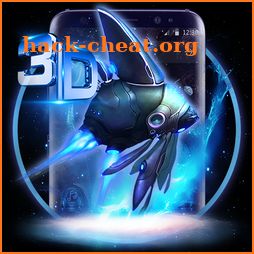 Blue Galaxy Spaceship Theme icon