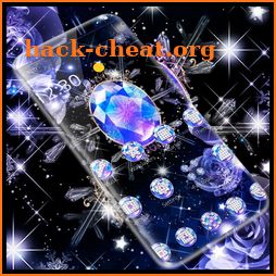 Blue Glitter Sparkling Diamond Theme icon