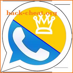 Blue gold Messenger plus icon