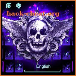 Blue Grim Reaper Keyboard icon