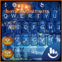 Blue Halloween Keyboard Theme icon