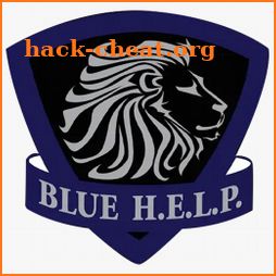 Blue H.E.L.P. icon