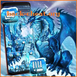 Blue Ice Horror Dragon Theme icon