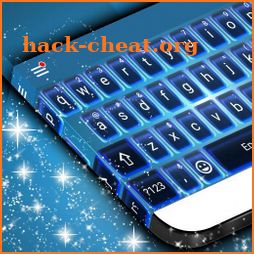 Blue Keyboard Glow Theme icon
