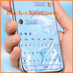 Blue Keyboard Theme For Huawei P30 icon