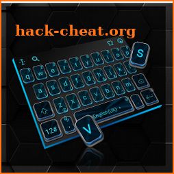 Blue Metal Keyboard Theme icon