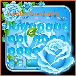 Blue Rose Garden Keyboard icon