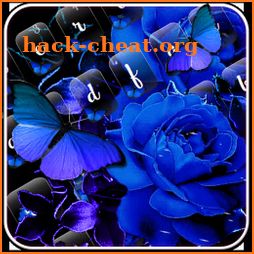 Blue Rose Keyboard icon