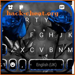 Blue Roses Keyboard Background icon