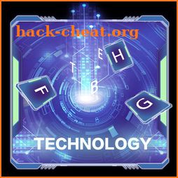 Blue Sci-fi Fantasy Keyboard Theme icon
