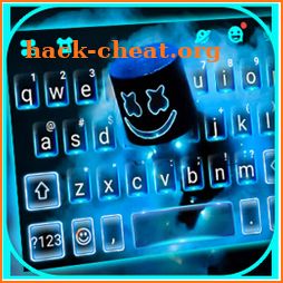 Blue Smoke Cool Dj Keyboard Theme icon