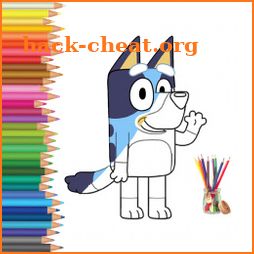 Bluey Coloring Book icon